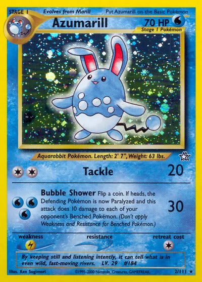 Azumarill 002/111 Unlimited Neo Genesis