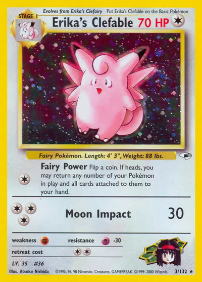 Erika's Clefable 003/132 Unlimited Gym Heroes
