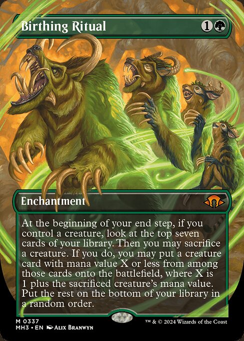 MH3: Birthing Ritual (Borderless) (Foil)