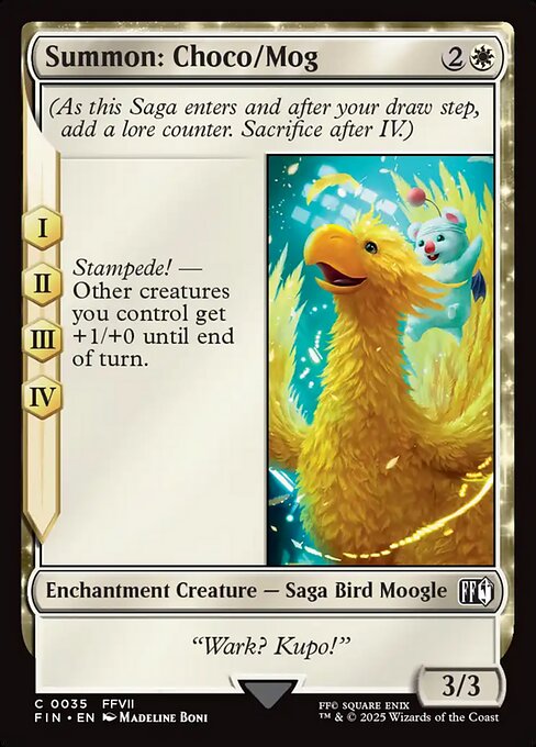 FIN: Summon: Choco/Mog (Foil)