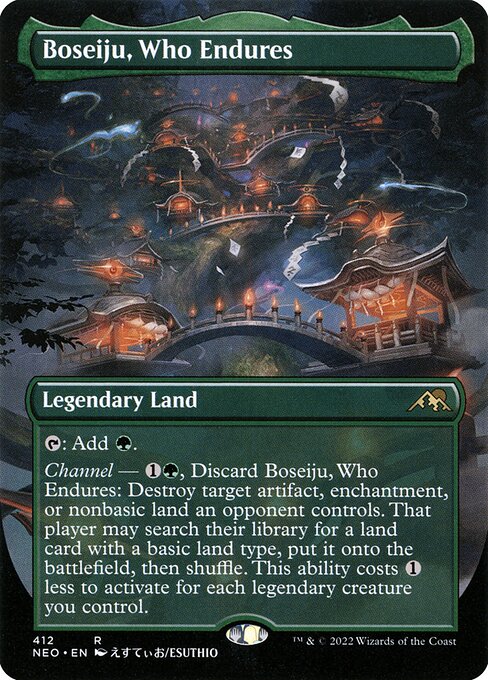 NEO: Boseiju, Who Endures (Borderless) (Foil)