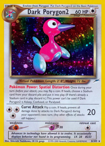 Dark Porygon2 008/105 Unlimited Neo Destiny