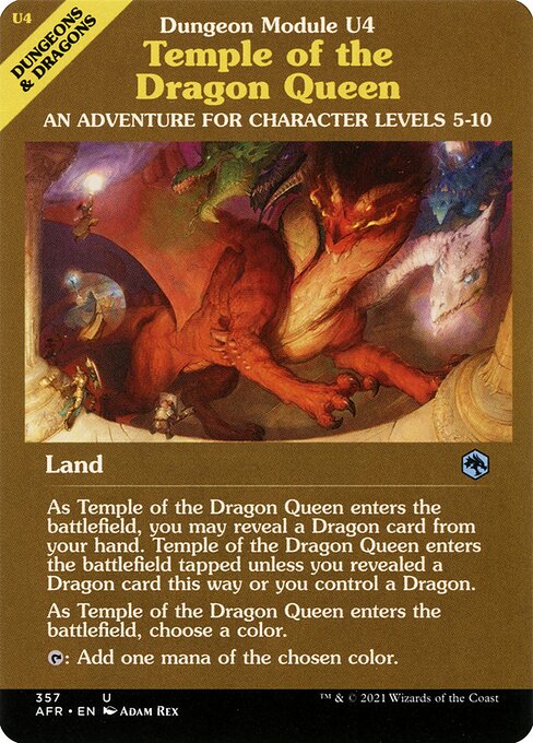 AFR: Temple of the Dragon Queen (Dungeon Module) (Foil)