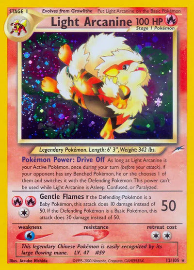 Light Arcanine 012/105 Unlimited Neo Destiny