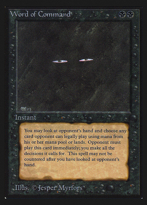CED: Word of Command (CE)