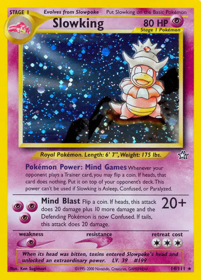 Slowking 014/111 Unlimited Neo Genesis