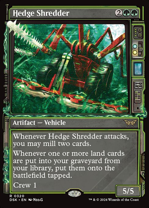 DSK: Hedge Shredder (Showcase) (Foil)