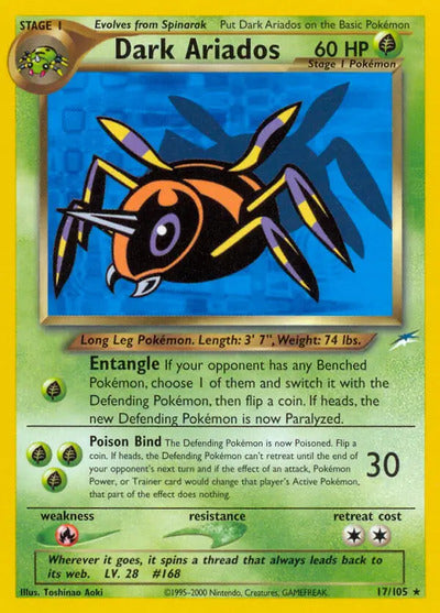 Dark Ariados 017/105 Unlimited Neo Destiny
