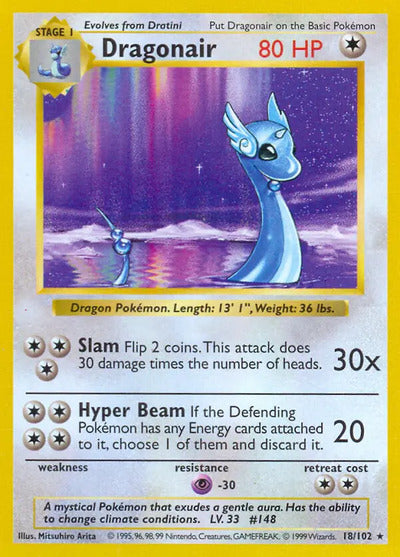 Dragonair 018/102 Unlimited Base Set Shadowless