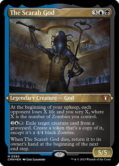 CMM: The Scarab God (Foil Etched)