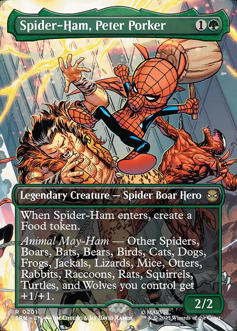 SPM: Spider-Ham, Peter Porker (Borderless) (Foil)