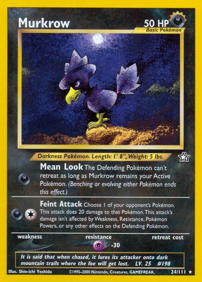 Murkrow 024/111 Unlimited Neo Genesis