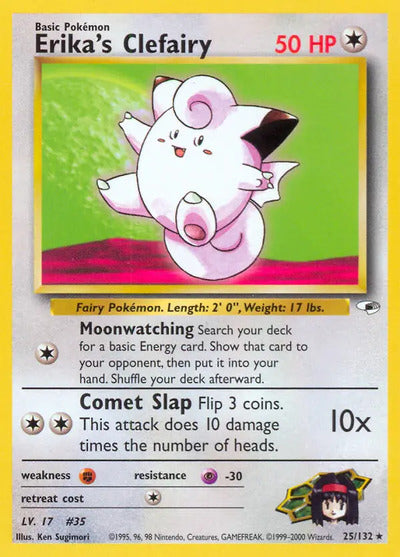 Erika's Clefairy 025/132 Unlimited Gym Heroes