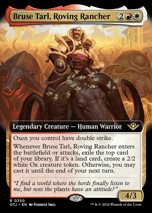 OTJ: Bruse Tarl, Roving Rancher (Extended Art) (Foil)