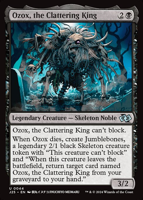 J25: Ozox, the Clattering King (Anime) (Foil)