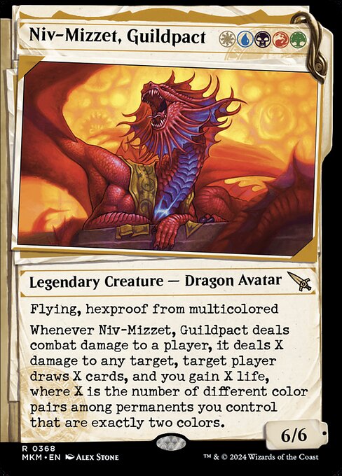 MKM: Niv-Mizzet, Guildpact (Showcase) (368) (Foil)