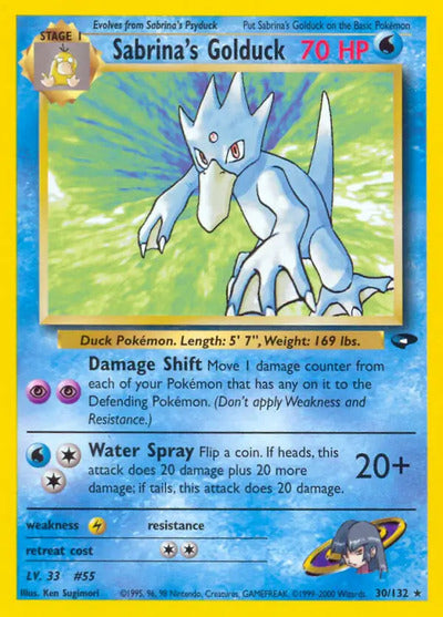 Sabrina's Golduck 030/132 Unlimited Gym Challenge