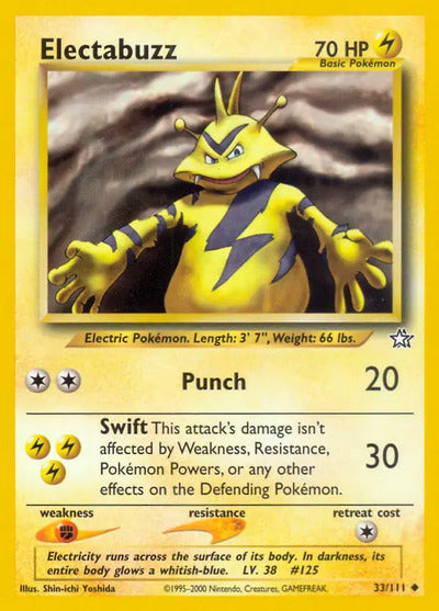 Electabuzz 033/111 Unlimited Neo Genesis