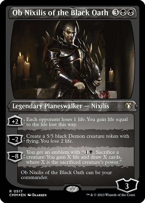 CMM: Ob Nixilis of the Black Oath (Foil Etched)