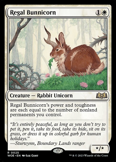 WOE: Regal Bunnicorn