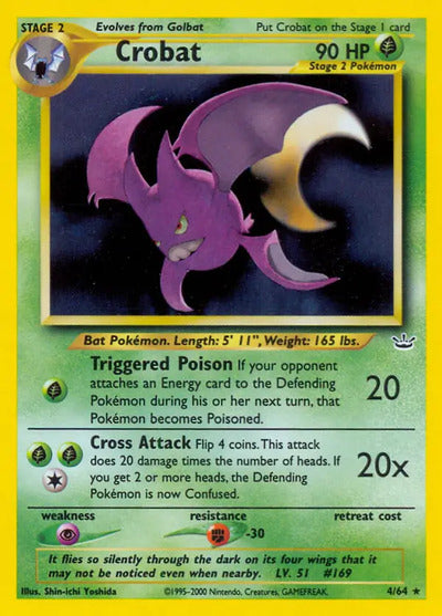 Crobat 04/64 Unlimited Neo Revelation