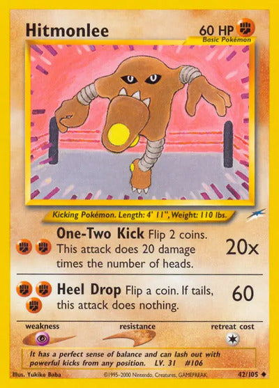 Hitmonlee 042/105 Unlimited Neo Destiny