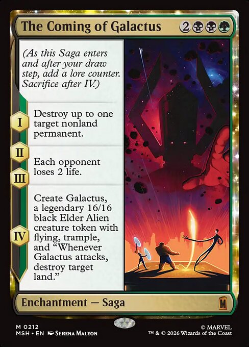 MSH: The Coming of Galactus (Foil)