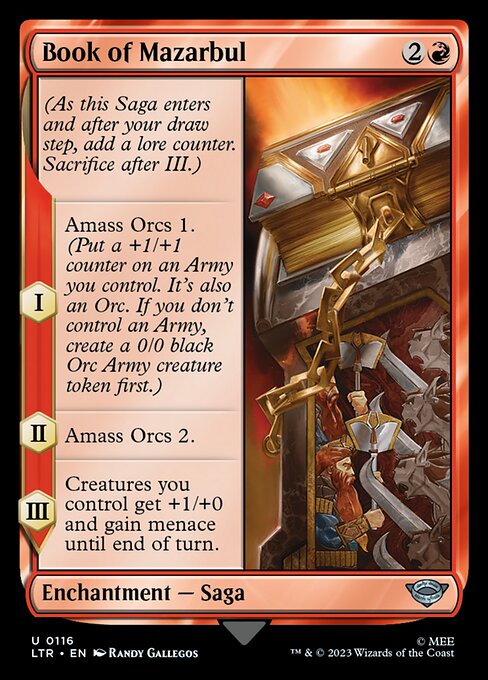 LTR: Book of Mazarbul (Foil)