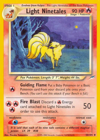 Light Ninetales 050/105 Unlimited Neo Destiny