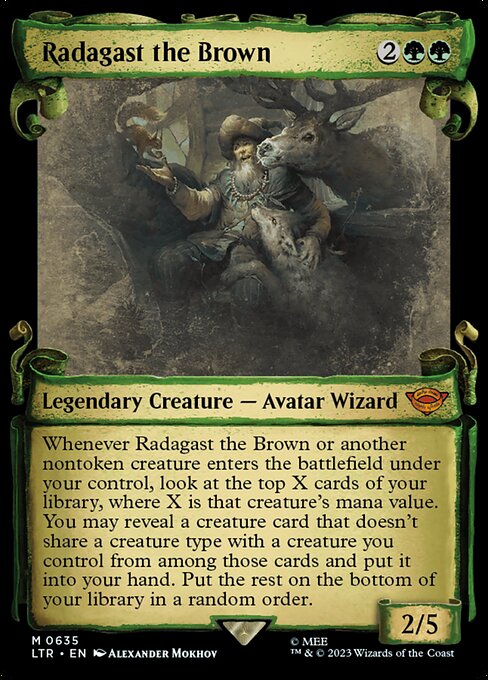 LTR: Radagast the Brown (Showcase Scrolls)