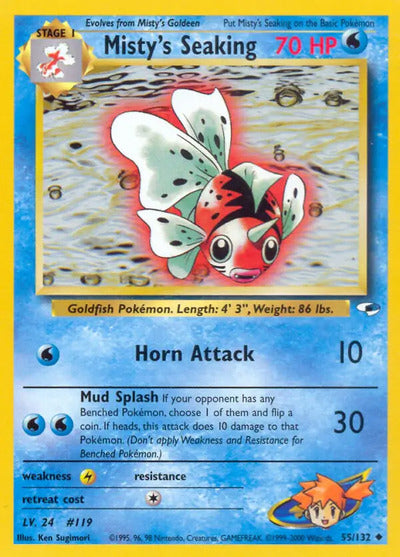 Misty's Seaking 055/132 Unlimited Gym Heroes