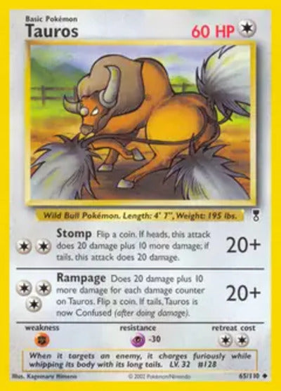 Tauros 065/110 Unlimited Legendary Collection