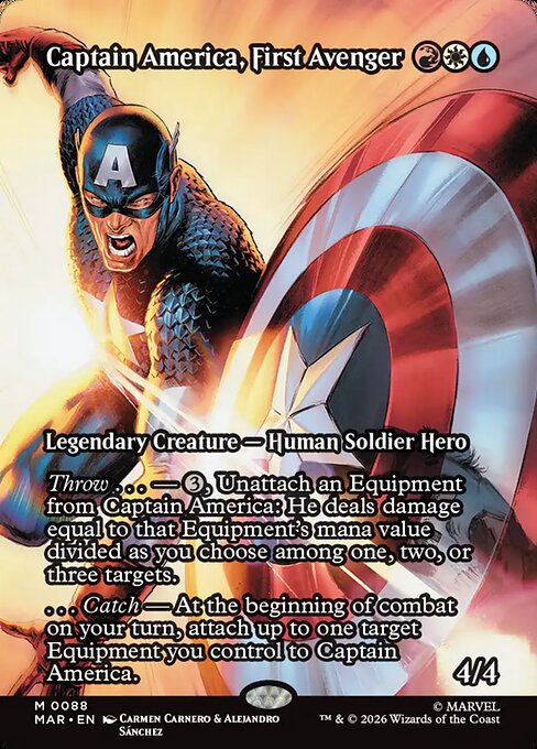 MAR: Captain America, First Avenger (Borderless)