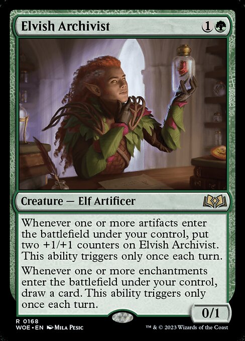 WOE: Elvish Archivist (Foil)
