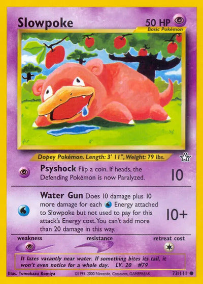 Slowpoke 073/111 Unlimited Neo Genesis