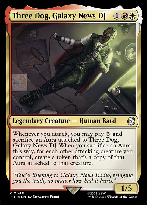 PIP: Three Dog, Galaxy News DJ (Surge Foil)