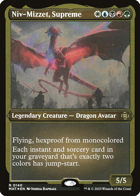 MAT: Niv-Mizzet, Supreme (Foil Etched)