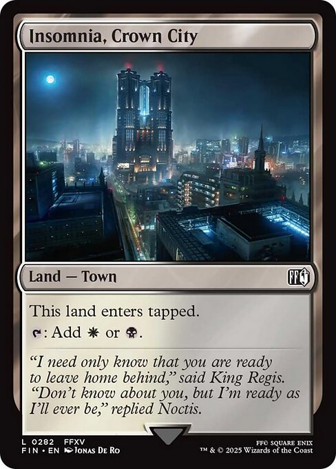 FIN: Insomnia, Crown City (Foil)