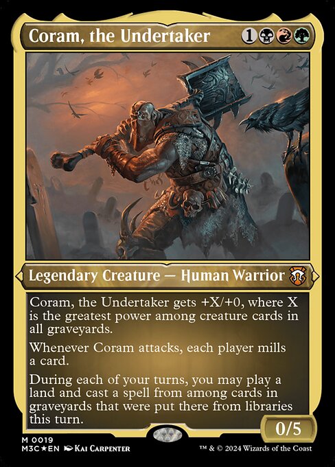M3C: Coram, the Undertaker (Foil Etched)