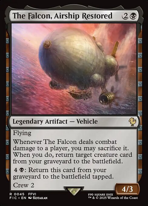 FIC: The Falcon, Airship Restored