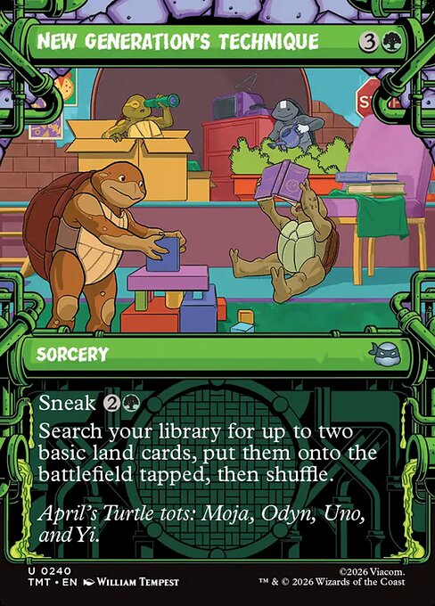 TMT: New Generation's Technique (Showcase) (Foil)