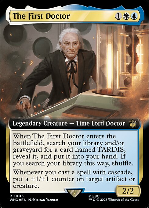 WHO: The First Doctor (Extended Art) (Surge Foil)