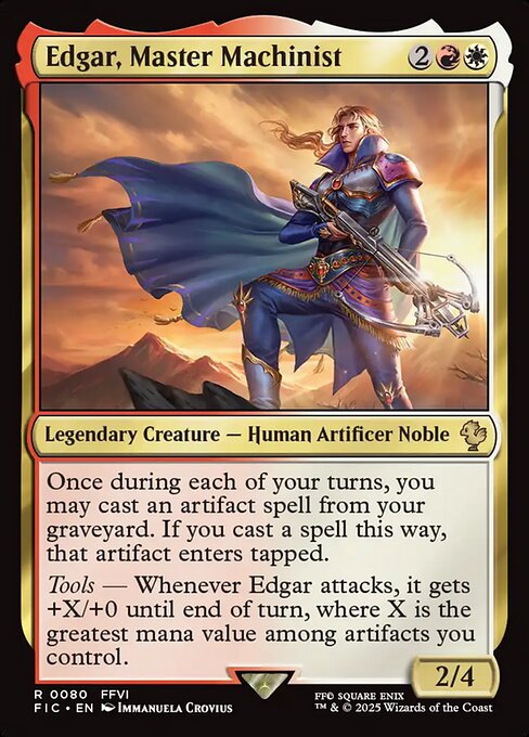 FIC: Edgar, Master Machinist