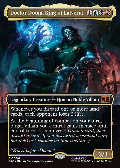 MSC: Doctor Doom, King of Latveria (Borderless)