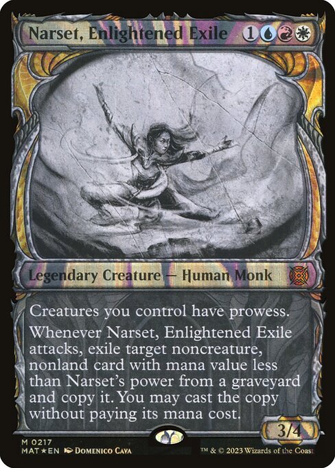 MAT: Narset, Enlightened Exile (Halo Foil)