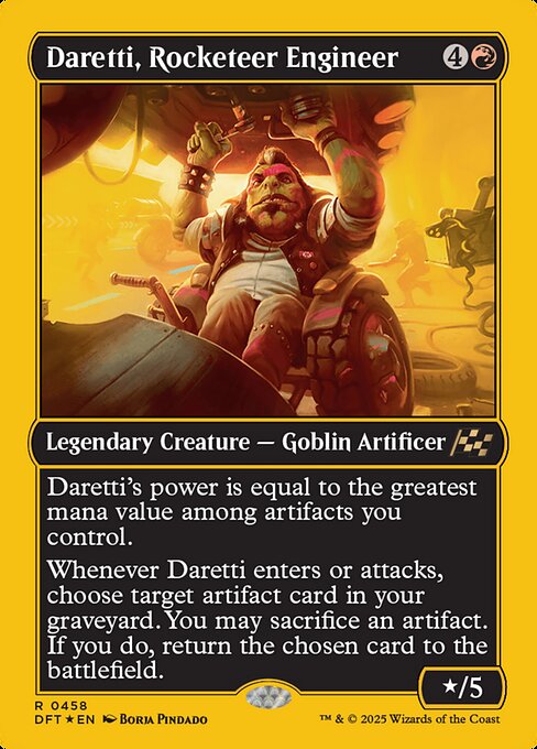 DFT: Daretti, Rocketeer Engineer (First-Place Foil)