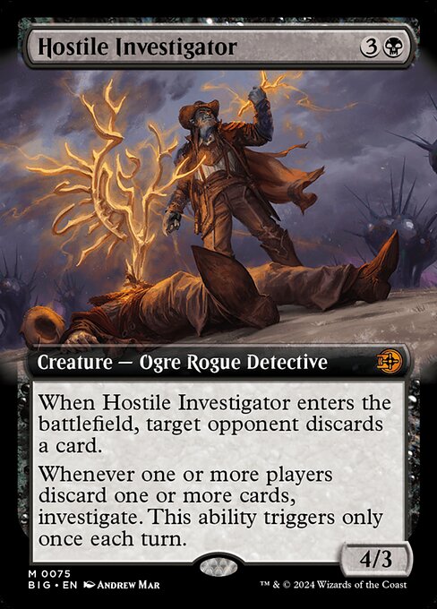 BIG: Hostile Investigator (Extended Art)