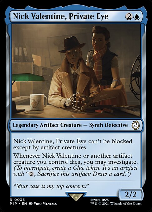 PIP: Nick Valentine, Private Eye (Foil)