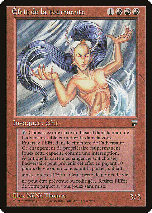 REN: Tempest Efreet (French) - "Efrit de la tourmente"