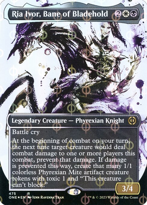 ONE: Ria Ivor, Bane of Bladehold (Showcase) (Step-and-Compleat Foil)